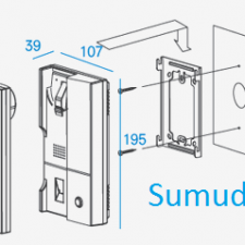 Điện Thoại Liên Lạc Nội Bộ Commax TP1L 3 điện thoại Commax Tp1l