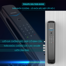 Khoá Vân Tay Philips DDL702E-5HWS 2 DDL702E-5HWS 1