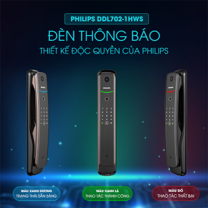 Khoá vân tay Philips DDL702-1HWS