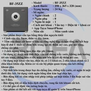 Ket Sat van tay BOFAN SERIES BF 35ZZ